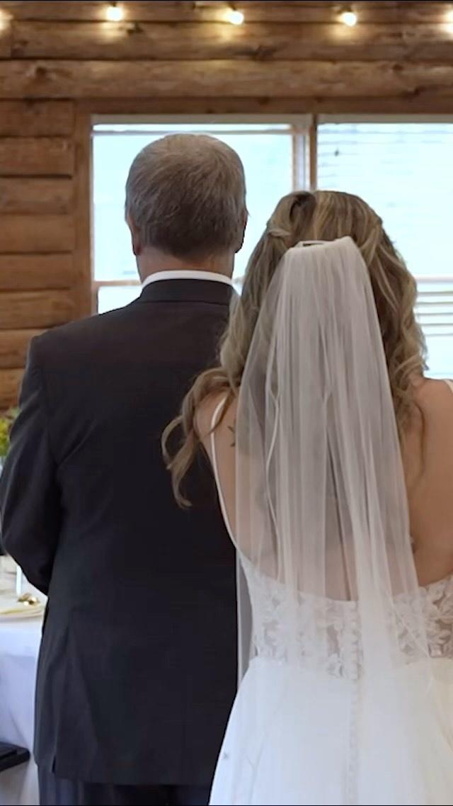 Capturing the Emotional First Look Between a Bride and Her Father at The Lodge at Little Seneca